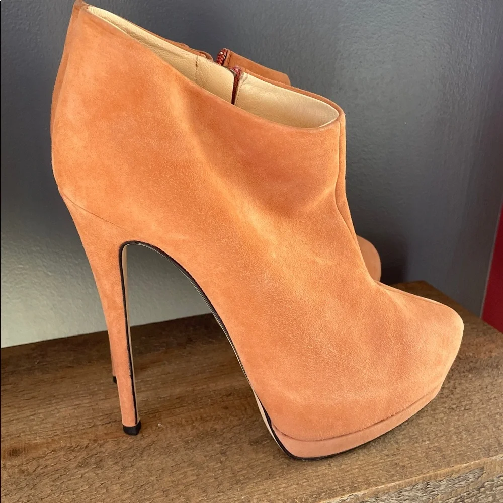 Giuseppe Zanotti High Heel Ankle Boots. Peach 🍑 size 37.5 37 1/2